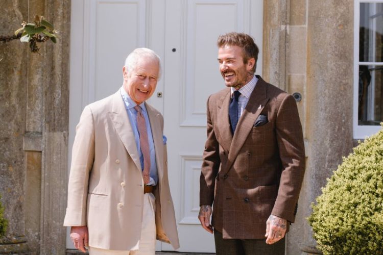 David Beckham bonds with King Charles over beekeeping as he is named charity ambassador