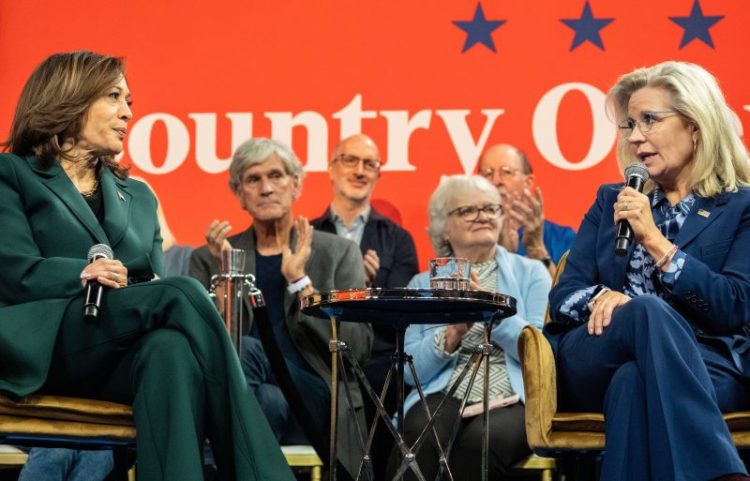 Harris and Cheney visit swing states to declare Trump unfit for office